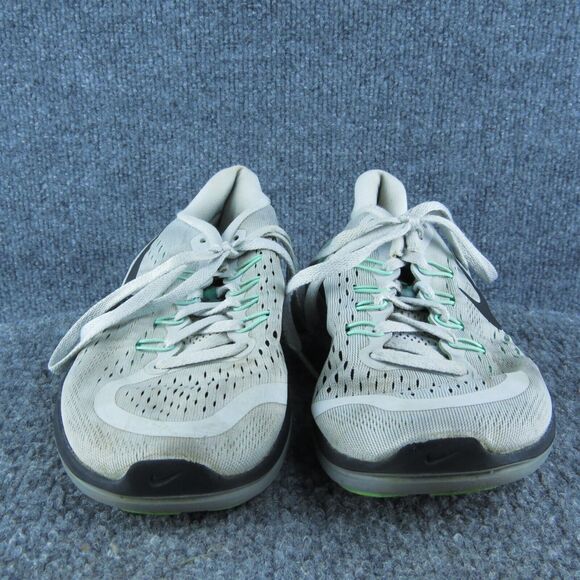 Nike Flex 2017 Run Women Sneaker Shoes Size 8 Medium Gray Synthetic‎ Lace Up - Picture 2 of 10